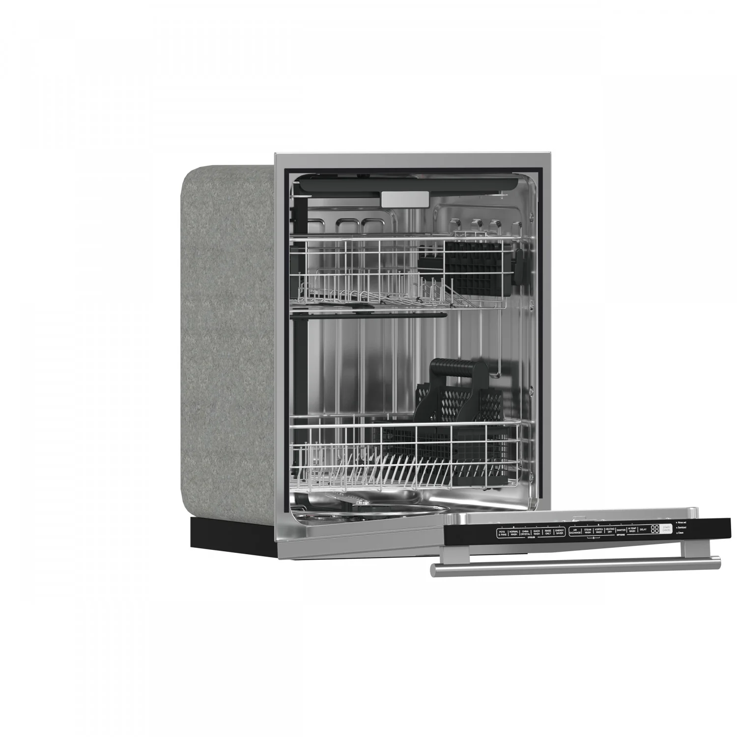 Forno Pozzo Stainless Steel Built-In Top Control Dishwasher (49 dBa) - FDWBI8067-24S - Image 5