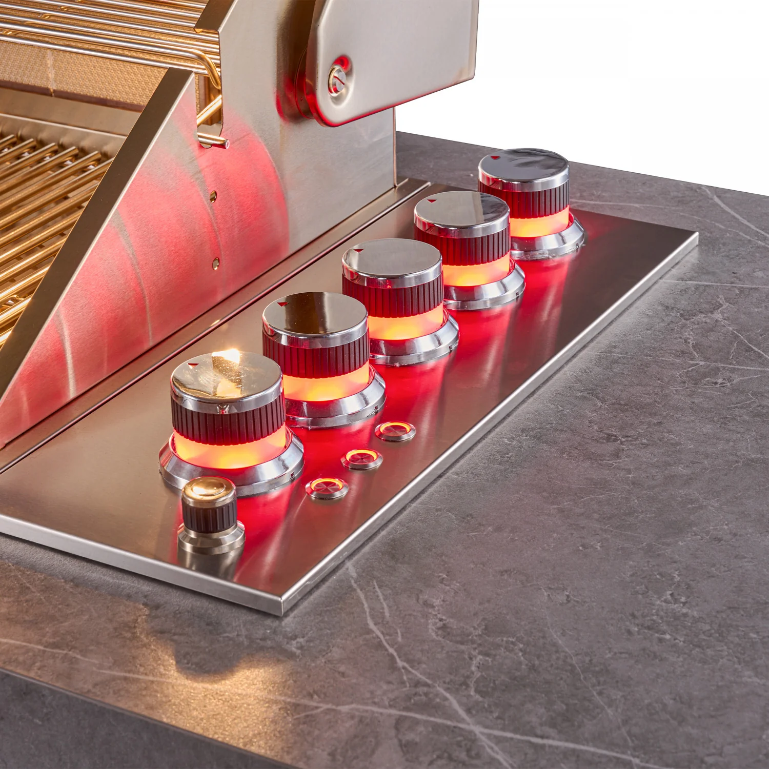 Forno Rimini Gray Countertop Outdoor Kitchen with 30" 62,600 BTU BBQ and Beverage Centre - FODKT2544BLK - Image 18