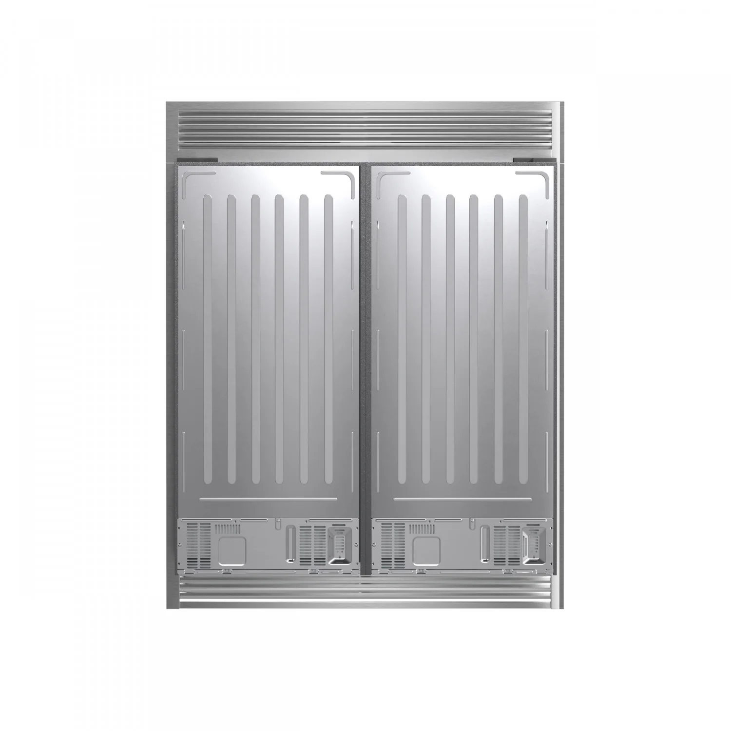 Forno Rizzuto 56" Stainless Steel 2-piece Convertible Refrigerator/Freezer (27.6 Cu. Ft.) - FFFFD1933-60S - Image 11