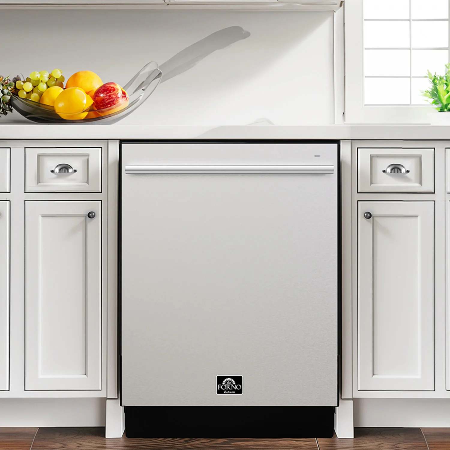 Forno Romano Stainless Steel Built-in Top Control Dishwasher (52 dBa) - FDWBI8035-24S - Image 14