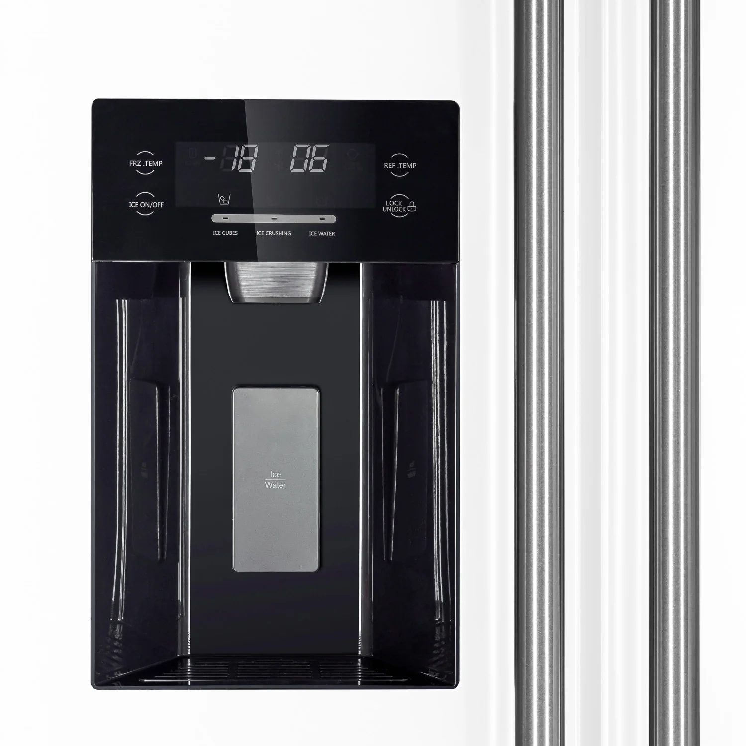 Forno Salerno 36" 20 Cu.Ft. White Side-by-Side Refrigerator with Ice & Water Dispenser - FFRBI1844-36WHT - Image 9