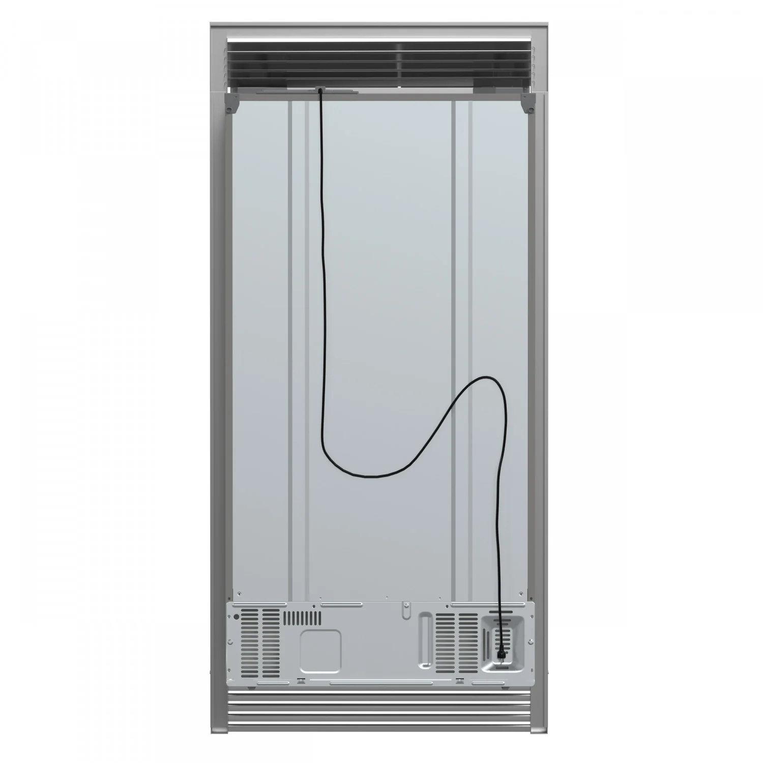 Forno Salerno 40" 20 Cu.Ft. Stainless Steel Built-in Side-by-Side Refrigerator with Ice & Water Dispenser - FFRBI1844-40SG - Image 11