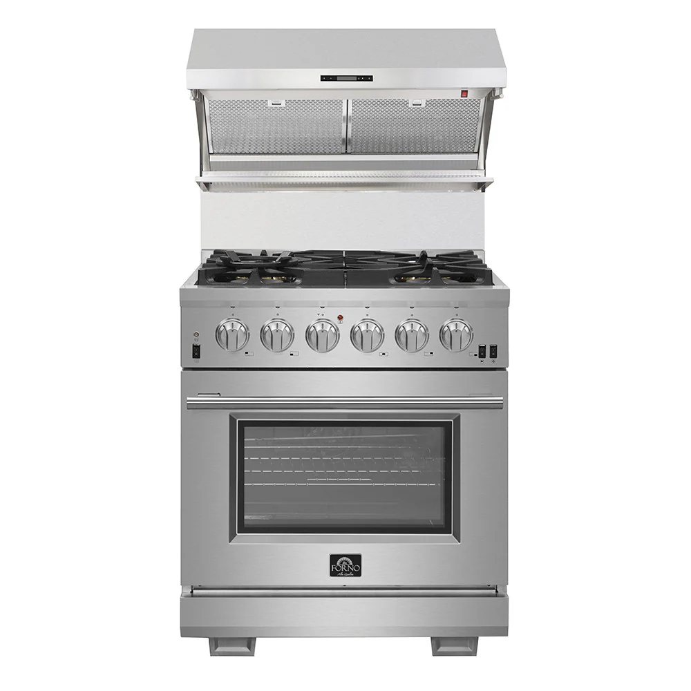 Forno Savona Stainless Steel 30" 600 CFM Wall Mounted Range Hood - FRHWM5029-30HB - Image 6