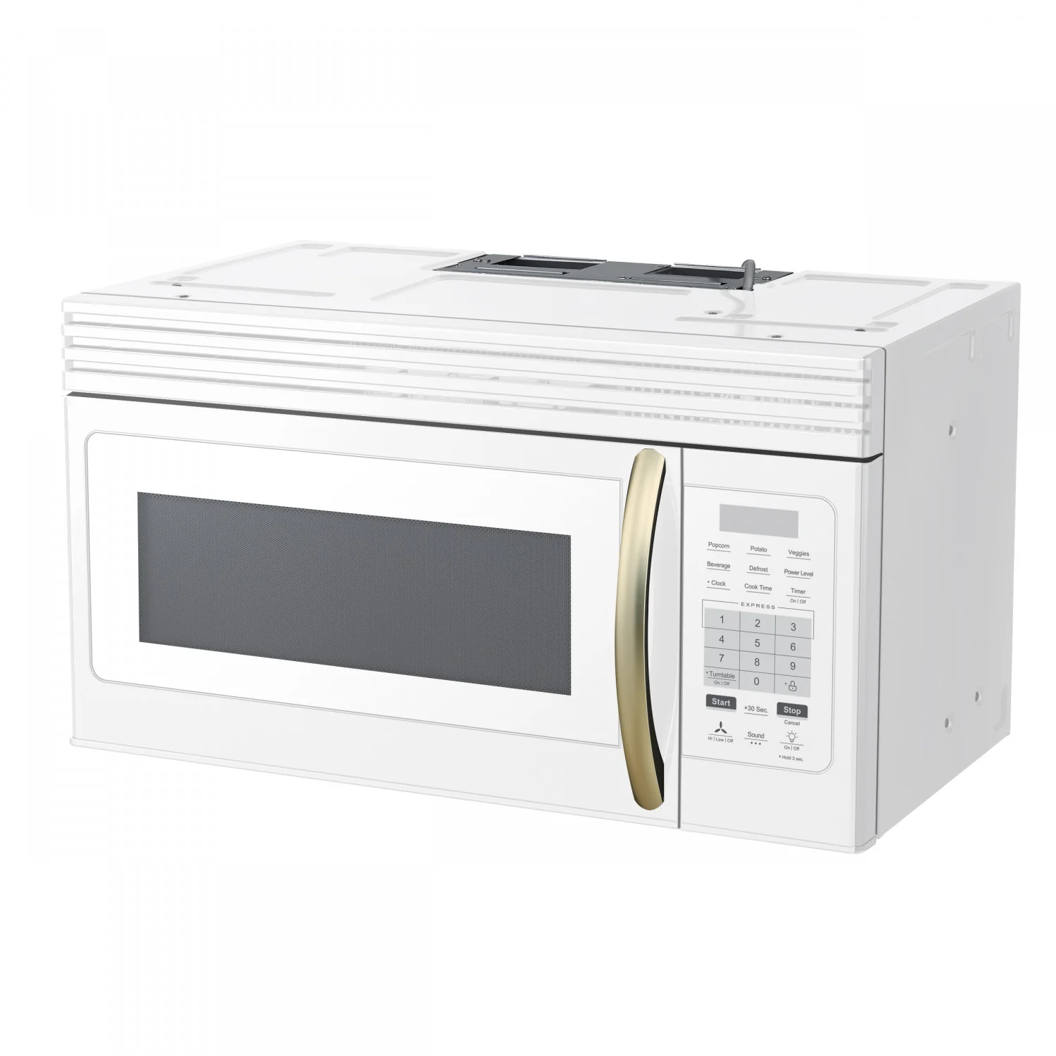 Forno Scalo White 300 CFM Over-the-Range Microwave (1.6 Cu. Ft.) - FOTR3007-30WHT - Image 5