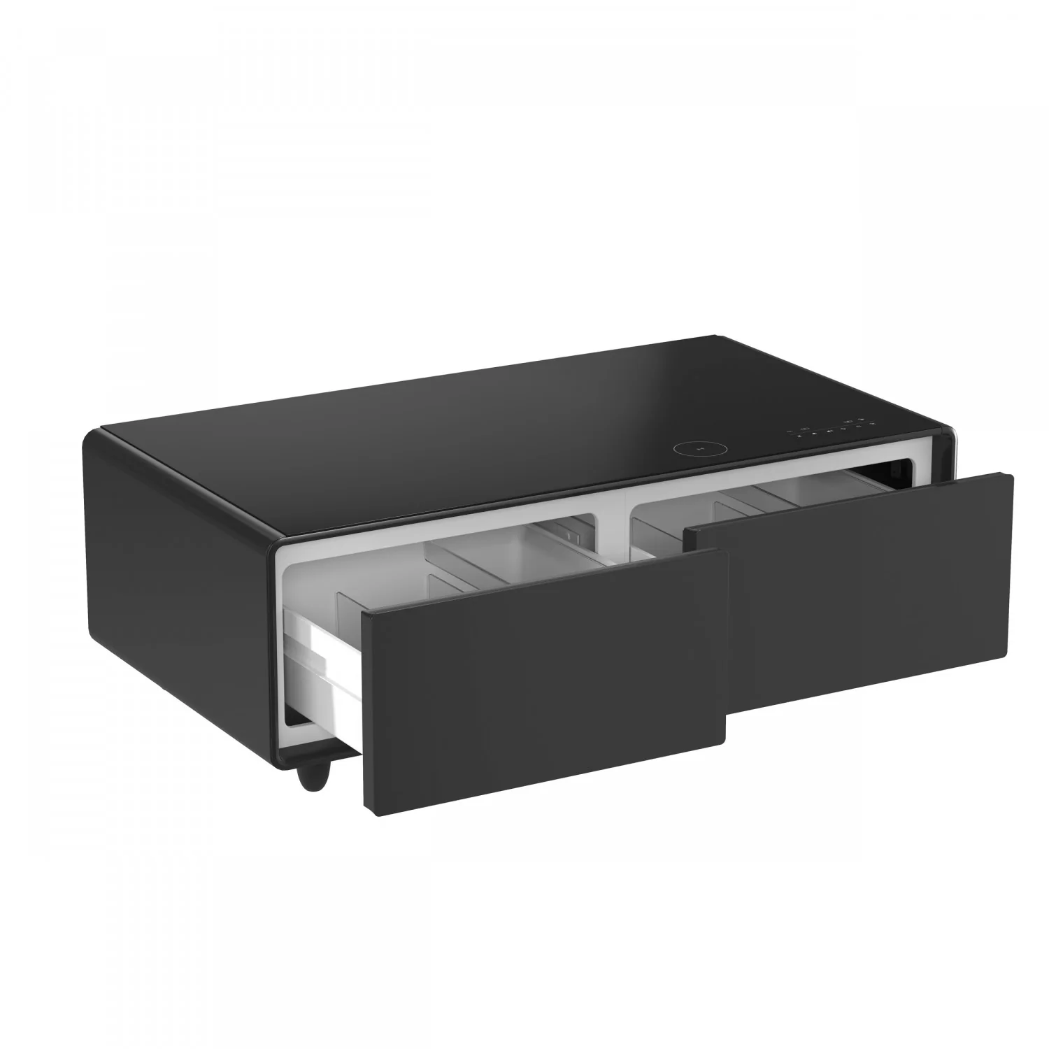 Forno Tavolo Smart Coffee Table With Dual Refrigerator Drawers - Black - FCTFR7006-51BLK - Image 15