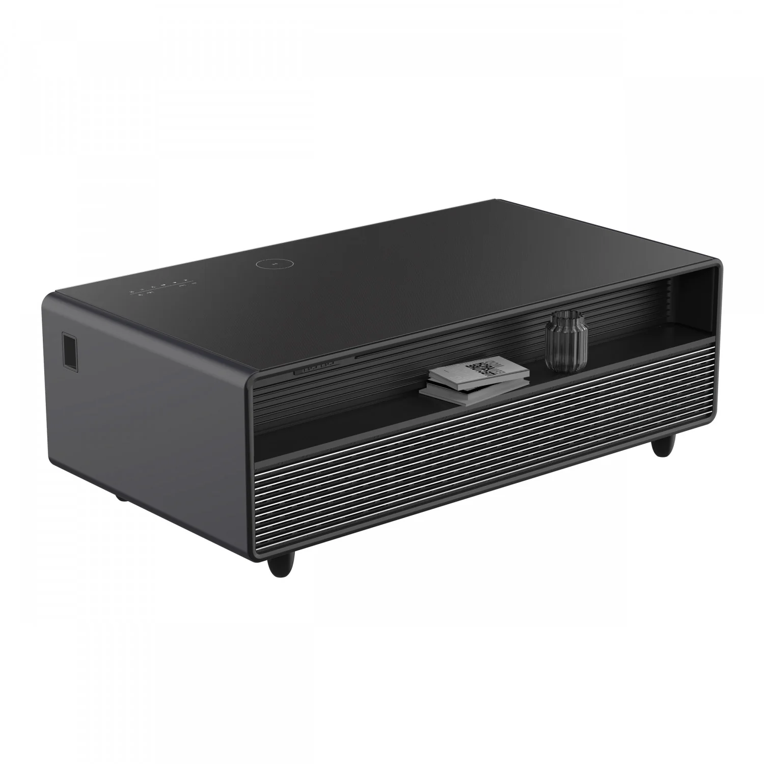Forno Tavolo Smart Coffee Table With Dual Refrigerator Drawers - Black - FCTFR7006-51BLK - Image 6