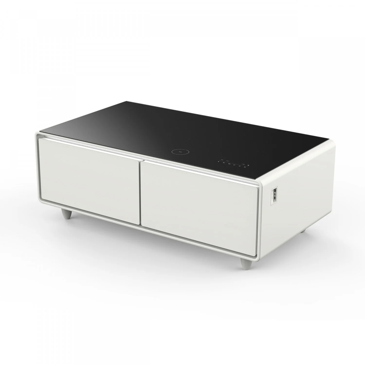 Forno Tavolo Smart Coffee Table With Dual Refrigerator Drawers - White - FCTFR7006-51WHT - Image 8