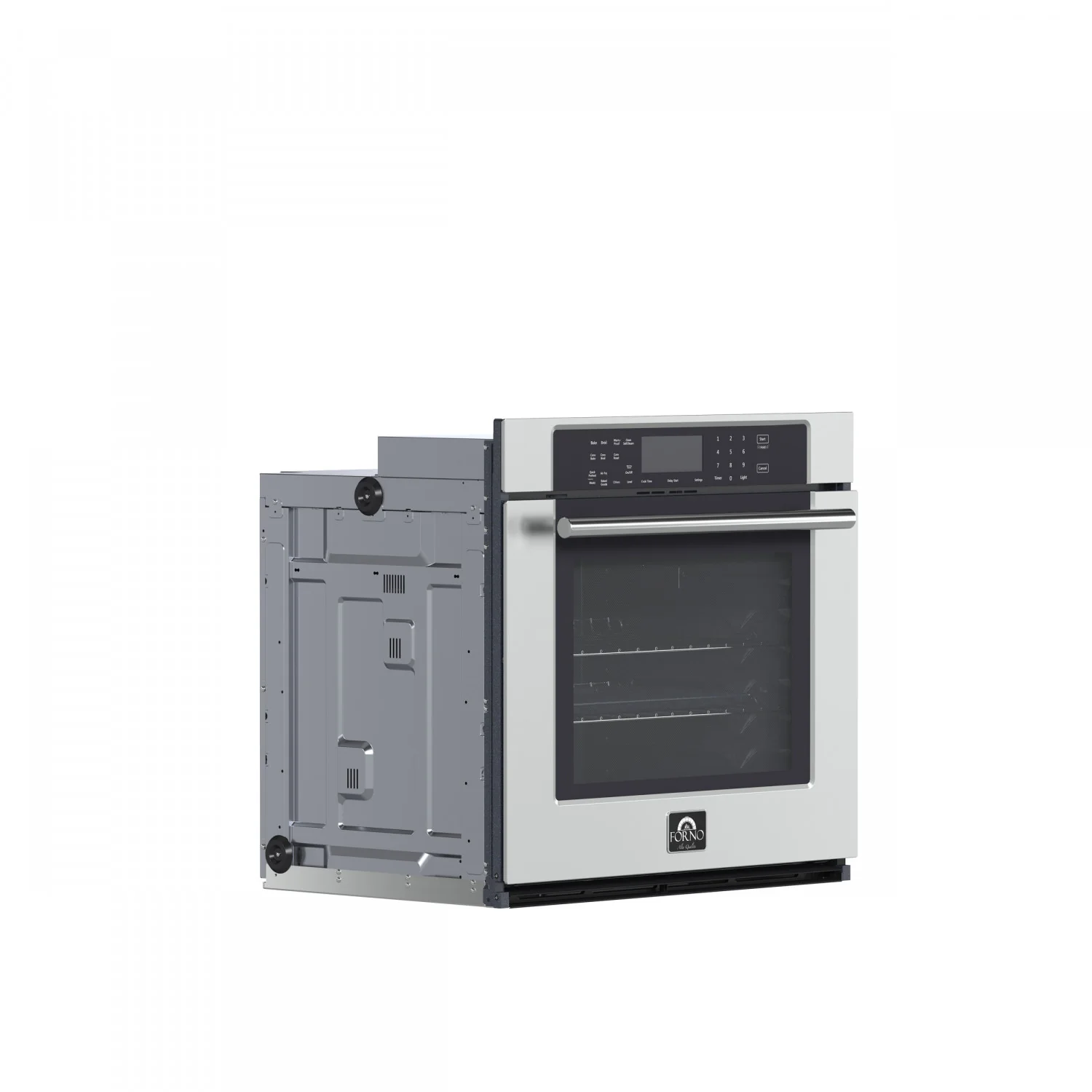Forno Villarosa Stainless Steel 30" Electric Wall Oven with Air Fry (5.0 Cu. Ft.) - FBOEL1358-30 - Image 2