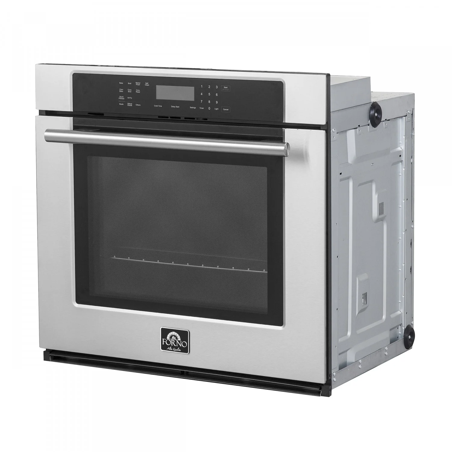Forno Villarosa Stainless Steel 30" Electric Wall Oven with Air Fry (5.0 Cu. Ft.) - FBOEL1358-30 - Image 3
