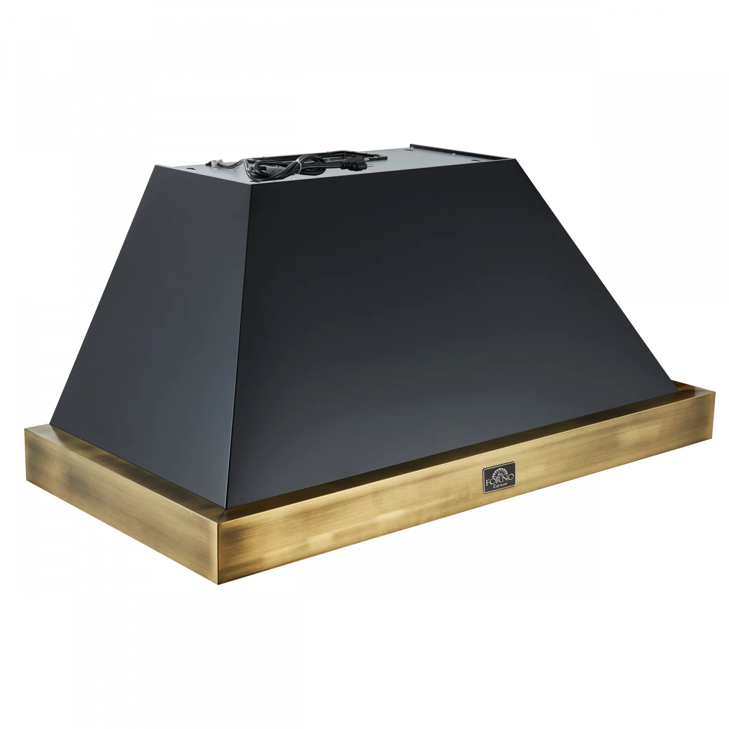 Forno Vittorio Black 48" 600 CFM Wall Mounted Range Hood - FRHWM5078-48BLK - Image 4