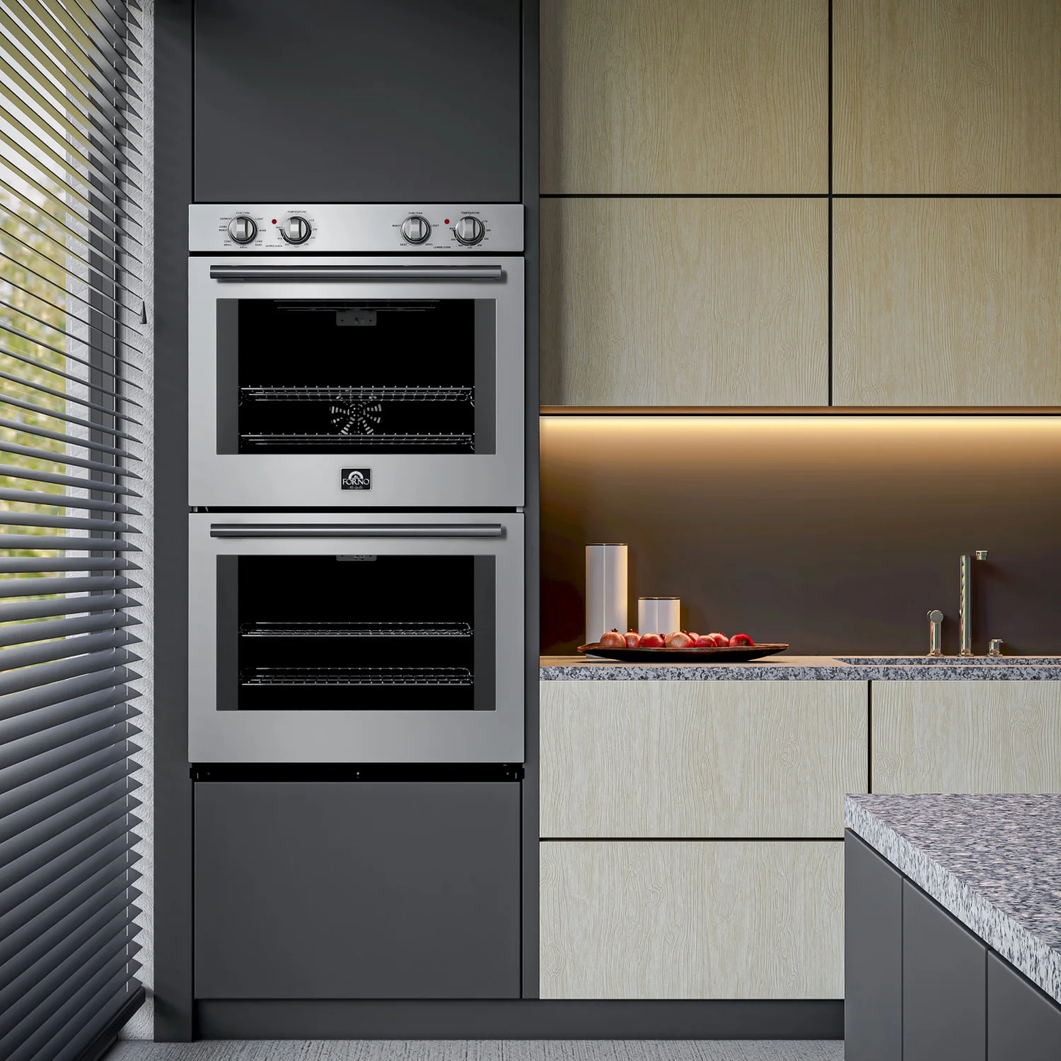 Forno Vomero Stainless Steel 30" Double Wall Oven (5.0 Cu. Ft.) - FBOEL1324-30 - Image 11