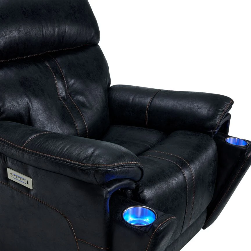 Franco Triple Power Recliner - Eclipse - Image 4