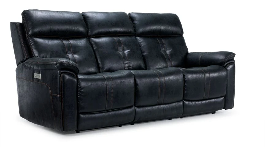 Franco Triple Power Reclining Sofa, Loveseat and Chair Set - Eclipse - Image 2