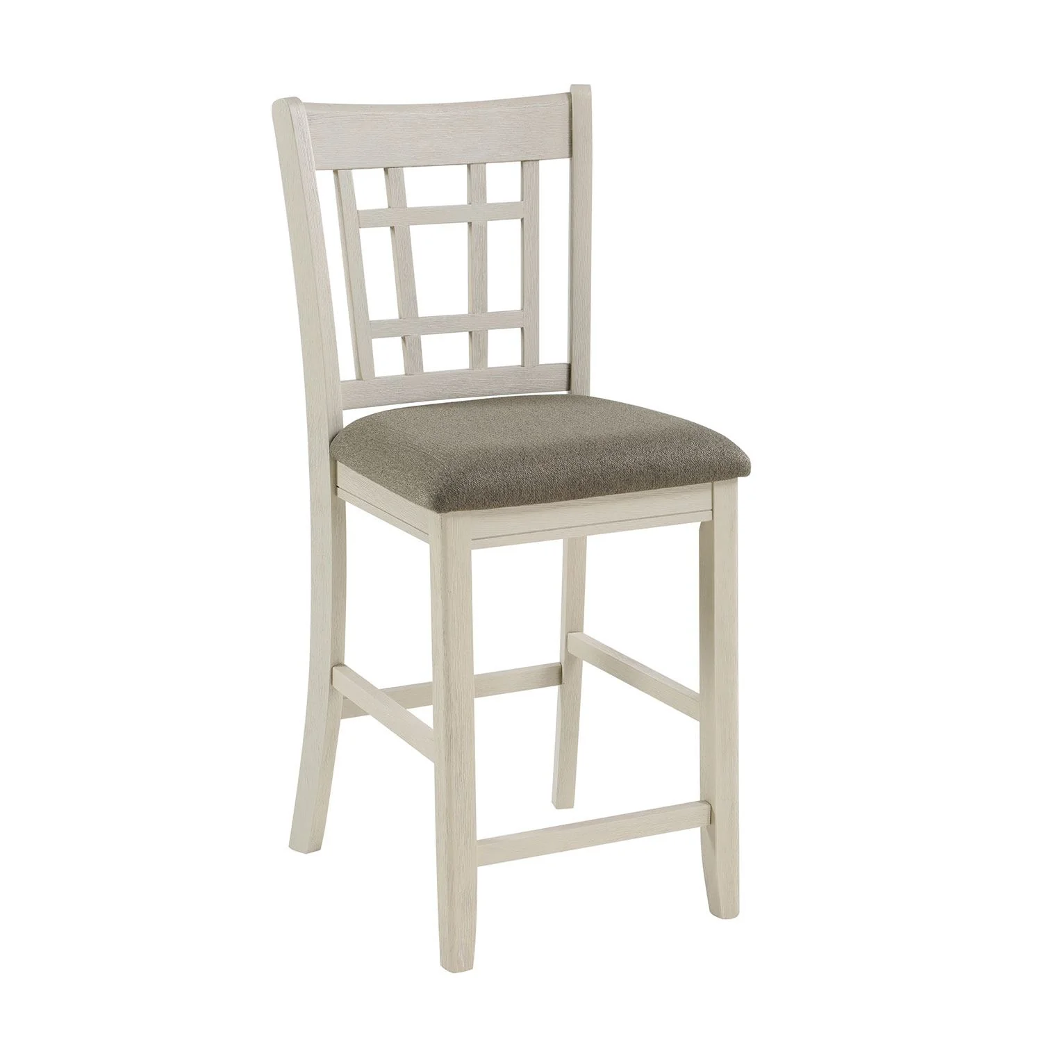 Freda 5-Piece Extendable Counter Height Dining Set - White, Dark Brown - Image 6