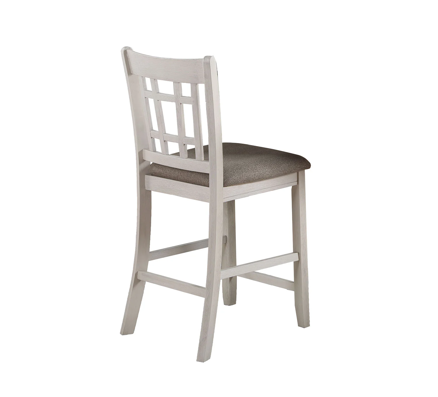 Freda 5-Piece Extendable Counter Height Dining Set - White, Dark Brown - Image 8