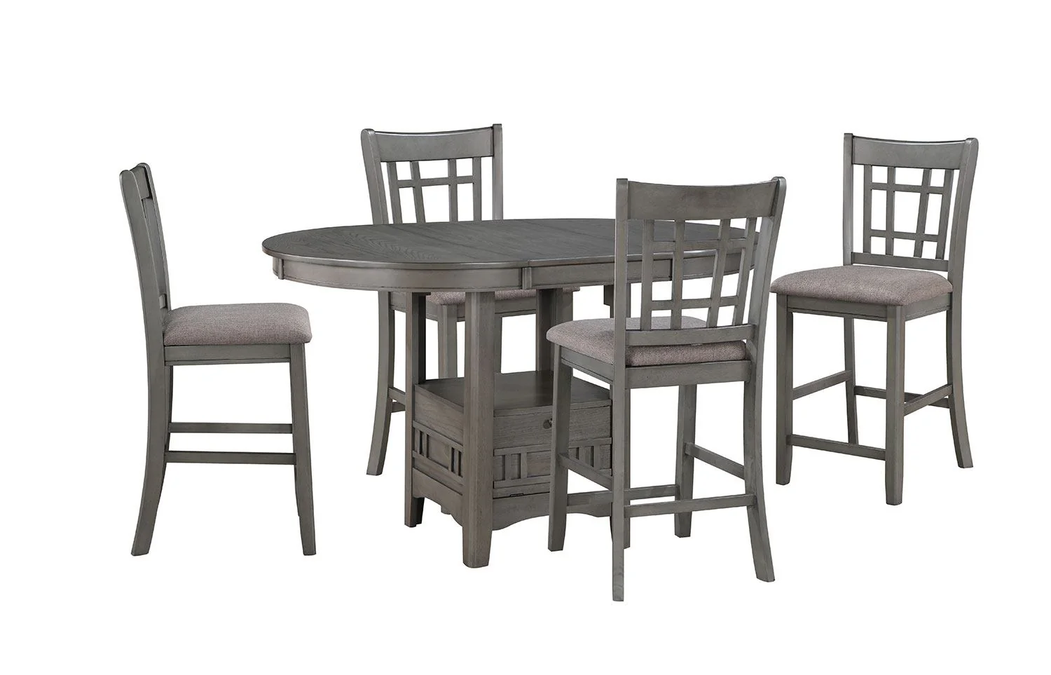 Freda Counter Height Stool - Grey - Image 8