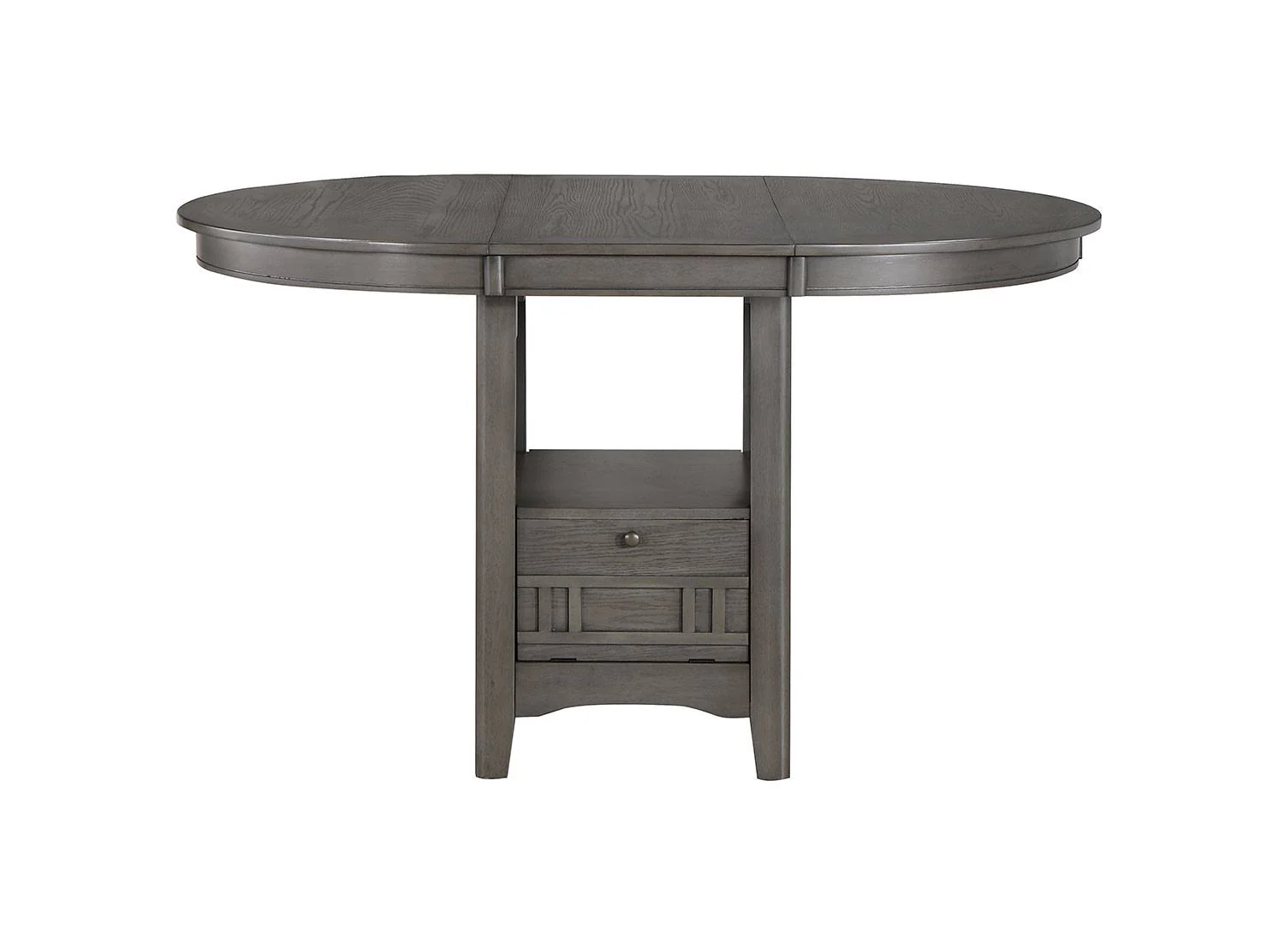 Freda Extendable Counter Height Dining Table - Grey - Image 3