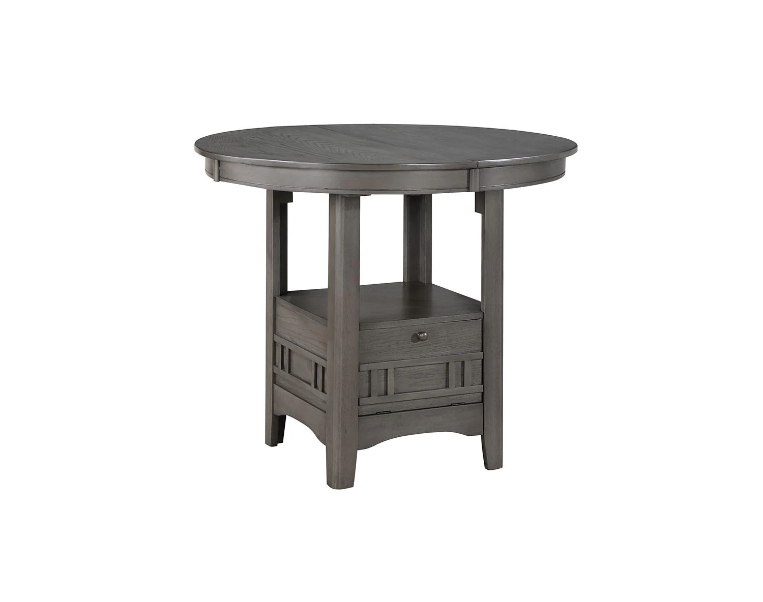 Freda Extendable Counter Height Dining Table - Grey - Image 6