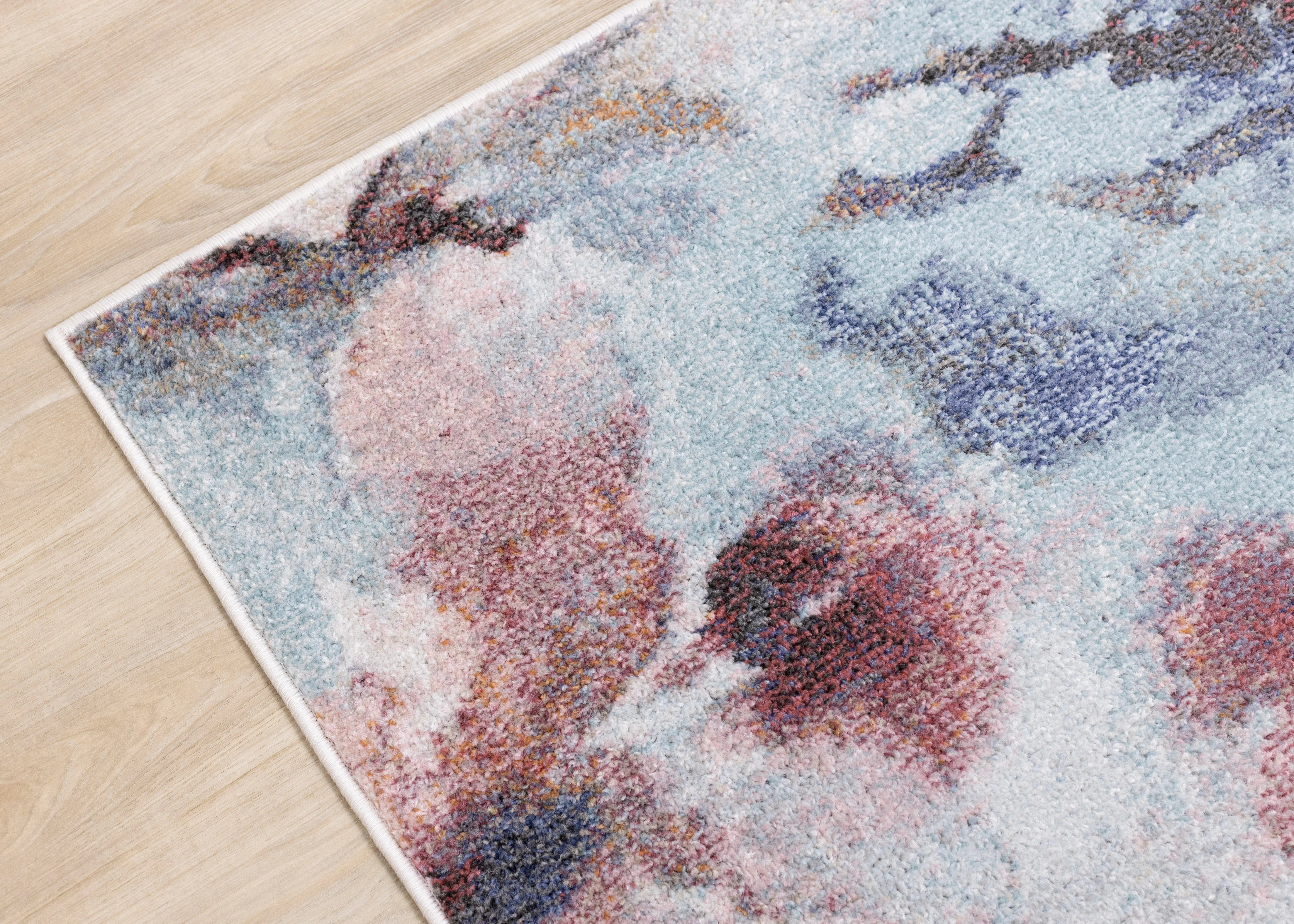 Fresco 6'7" x 9'6" Cherry Blossom Area Rug - Image 12