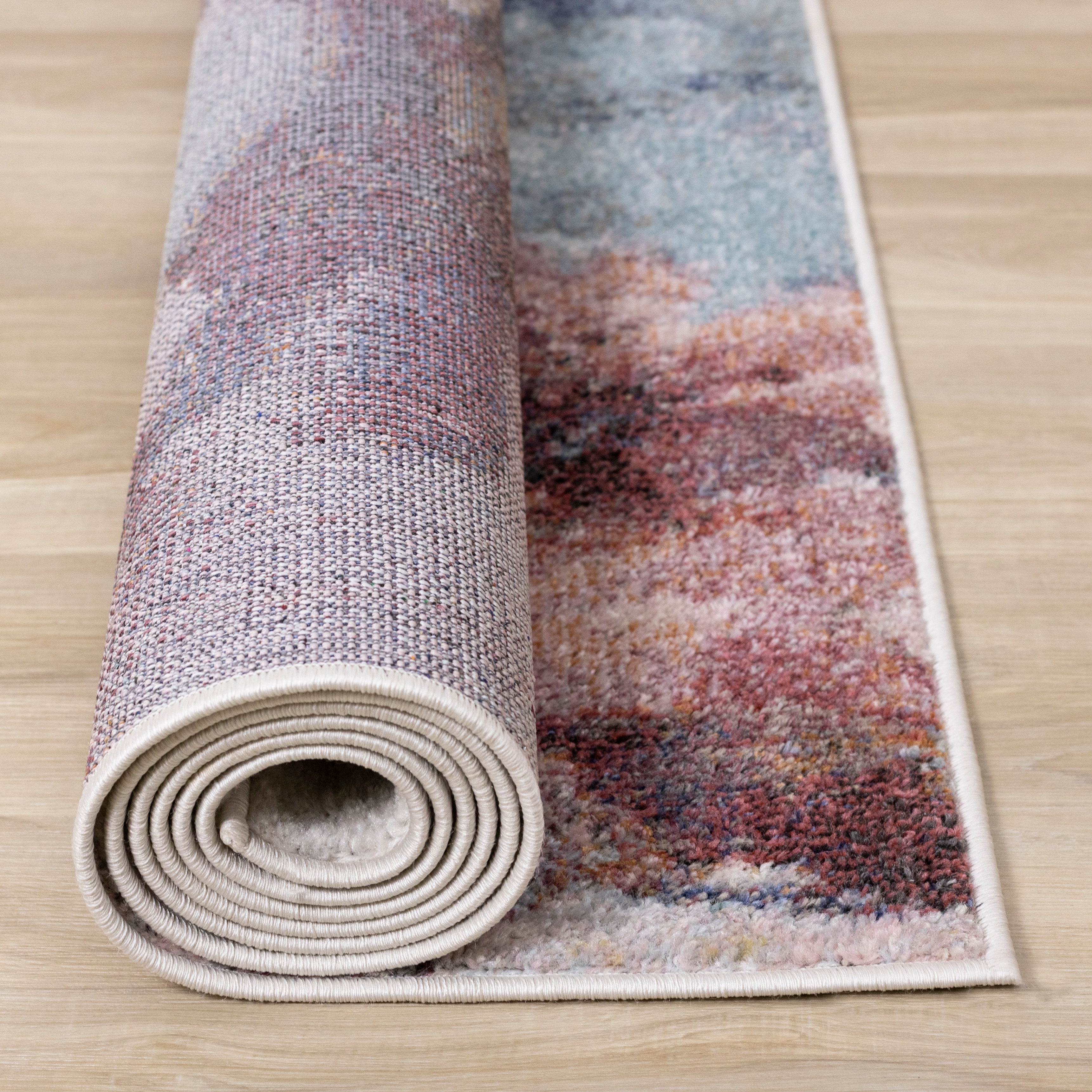 Fresco 6'7" x 9'6" Cherry Blossom Area Rug - Image 13