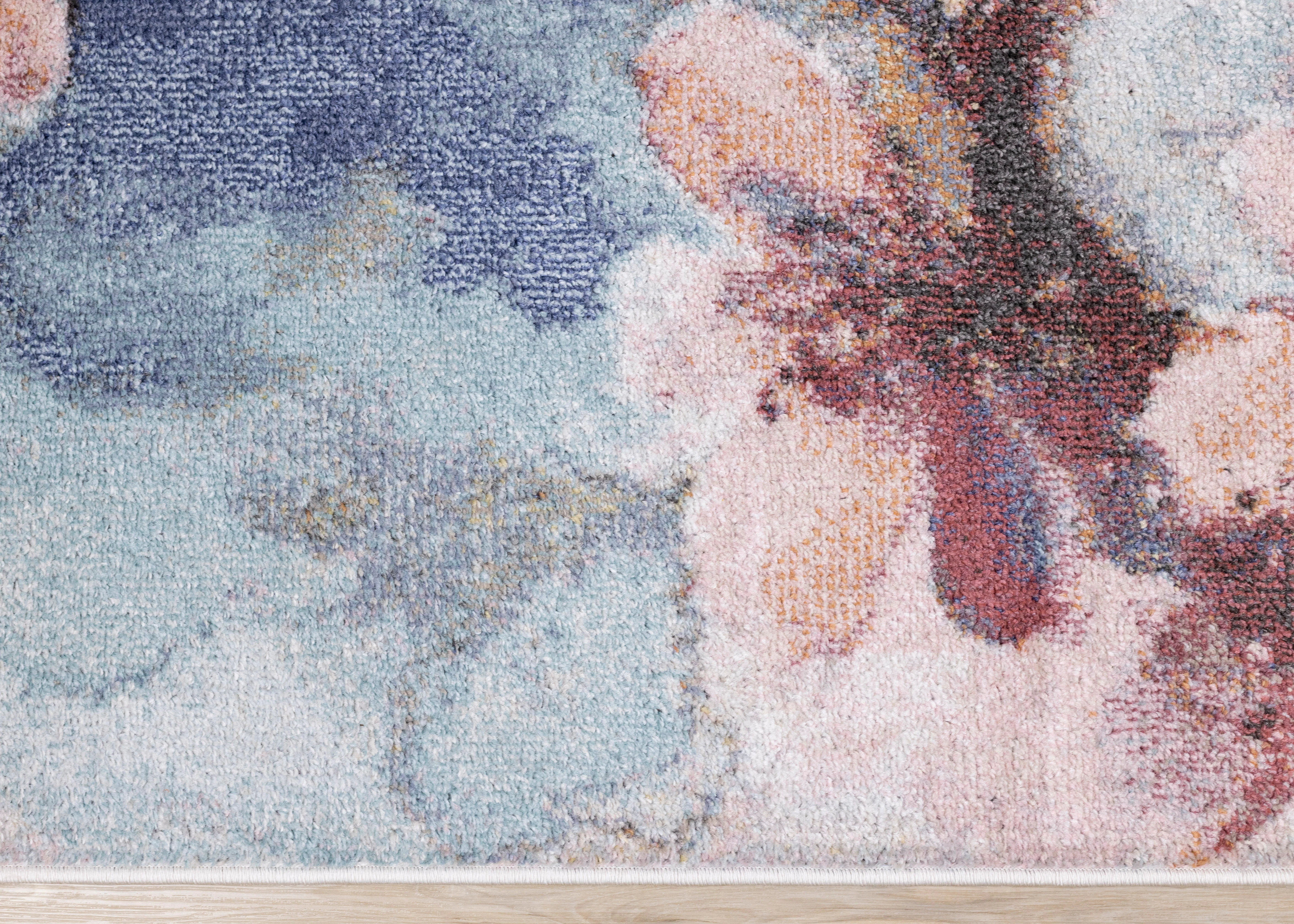 Fresco 6'7" x 9'6" Cherry Blossom Area Rug - Image 8