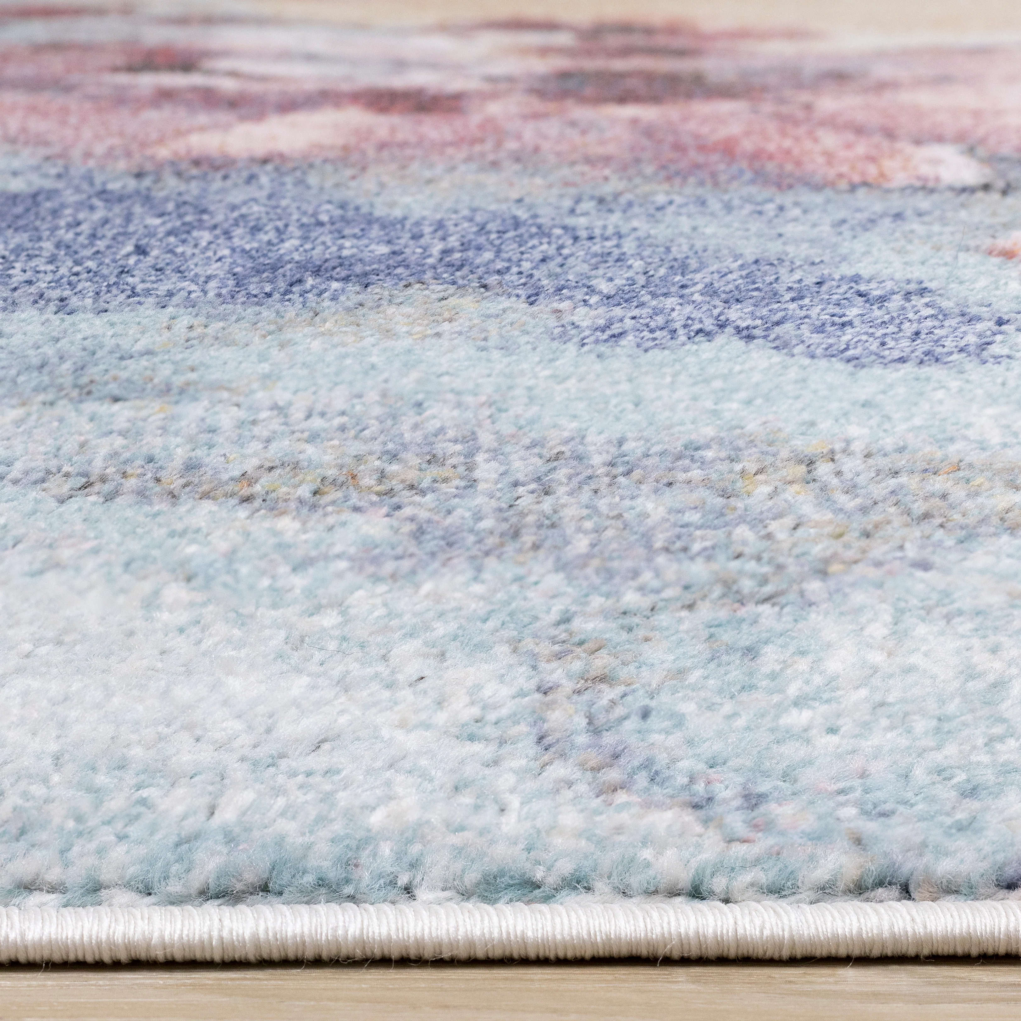Fresco 6'7" x 9'6" Cherry Blossom Area Rug - Image 9