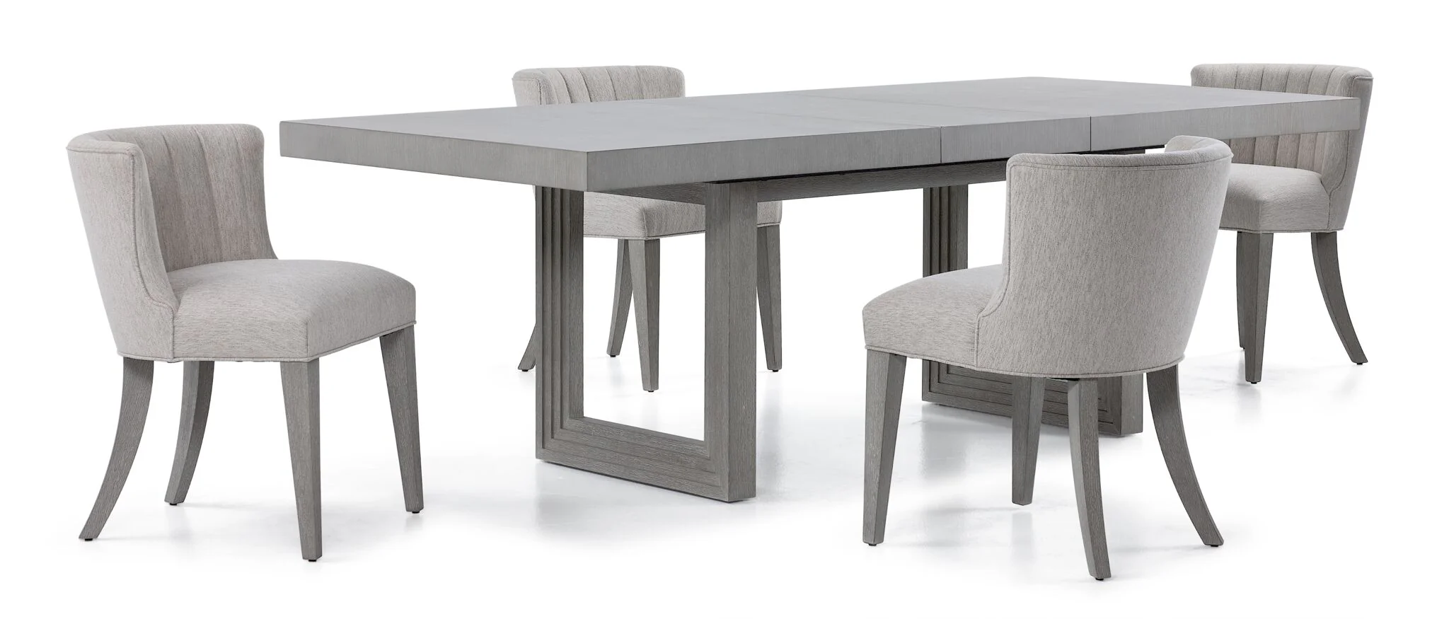 Fresh Perspective Cascade 5-Piece Extendable Dining Set - Dovetail Grey - Image 3
