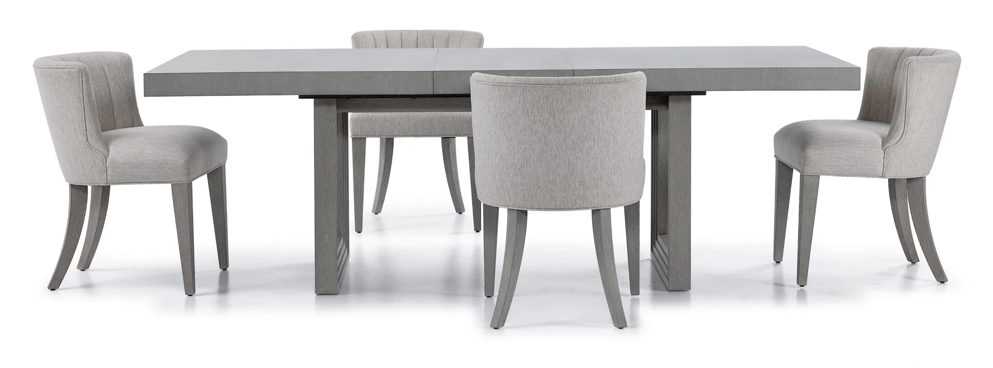 Fresh Perspective Cascade 5-Piece Extendable Dining Set - Dovetail Grey - Image 4