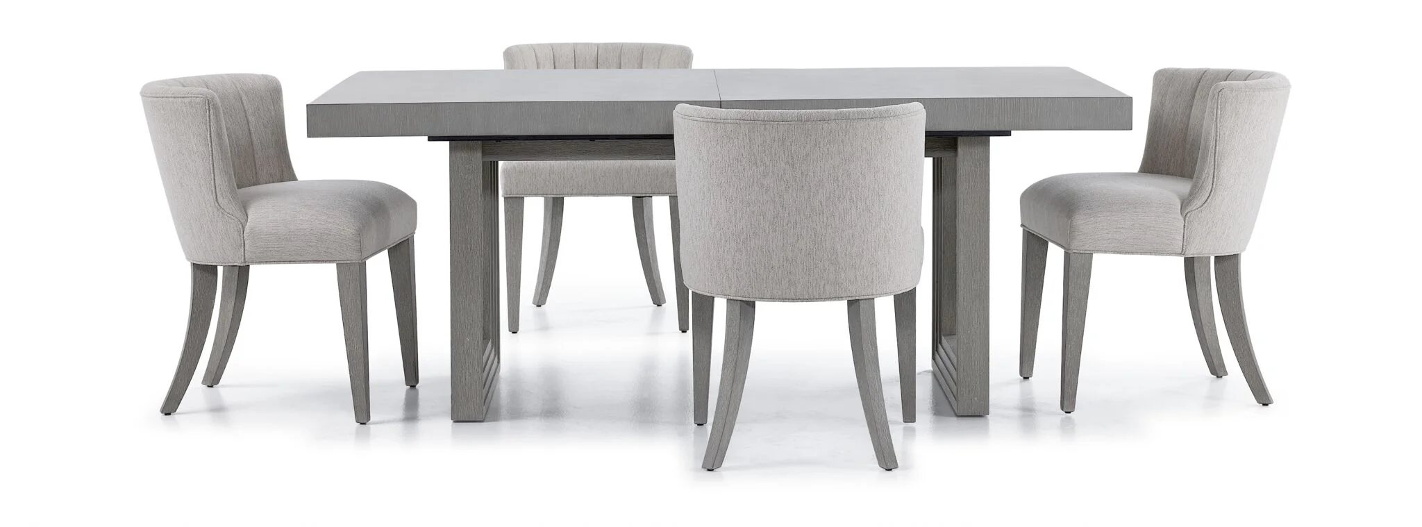 Fresh Perspective Cascade 5-Piece Extendable Dining Set - Dovetail Grey - Image 6