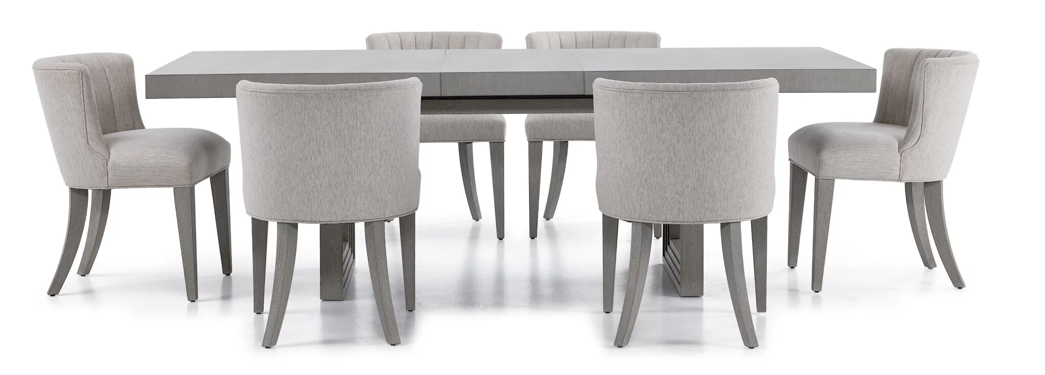 Fresh Perspective Cascade 7-Piece Extendable Dining Set -Dovetail Grey - Image 4