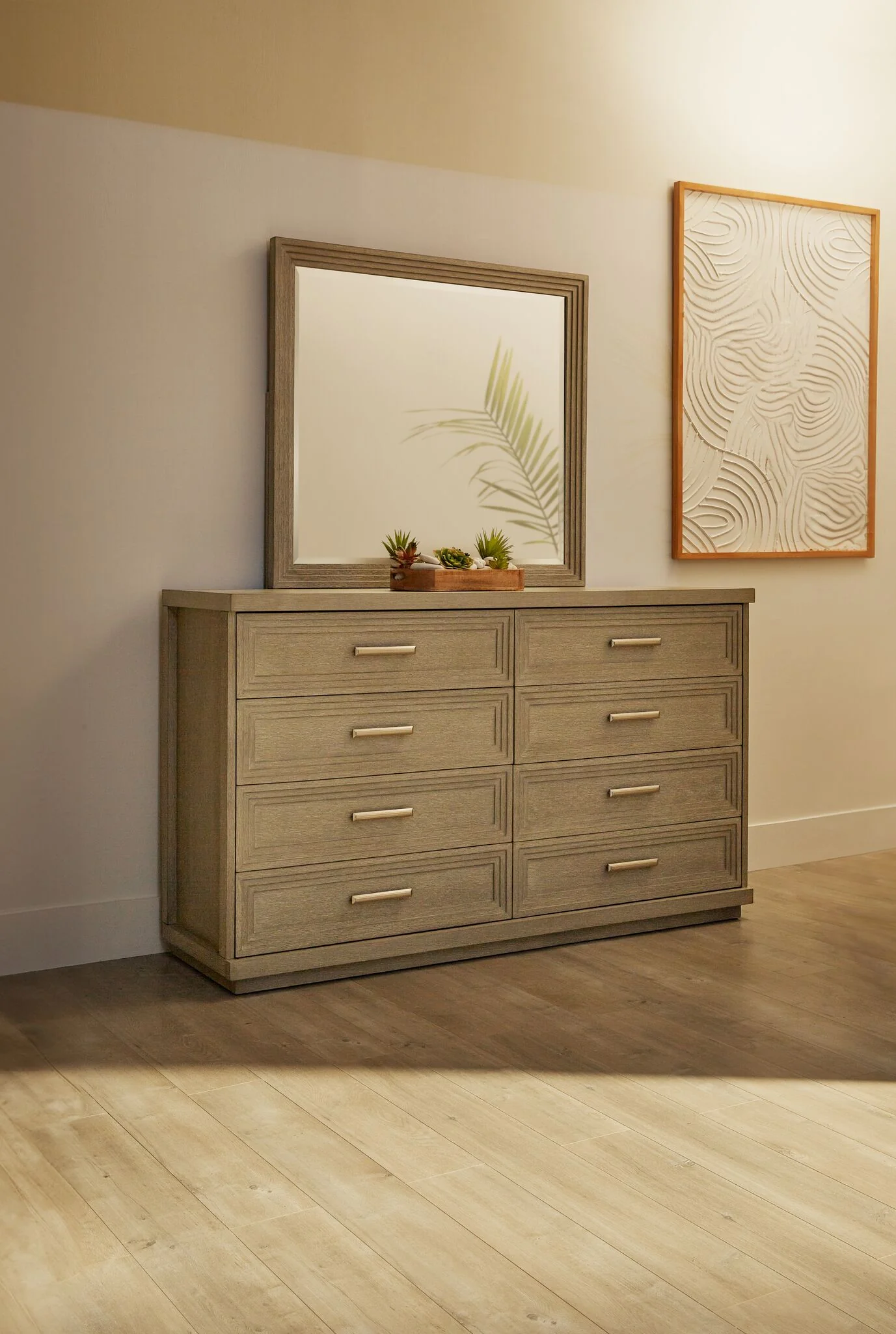 Fresh Perspective Cascade Mirror - Dovetail Grey - Image 2