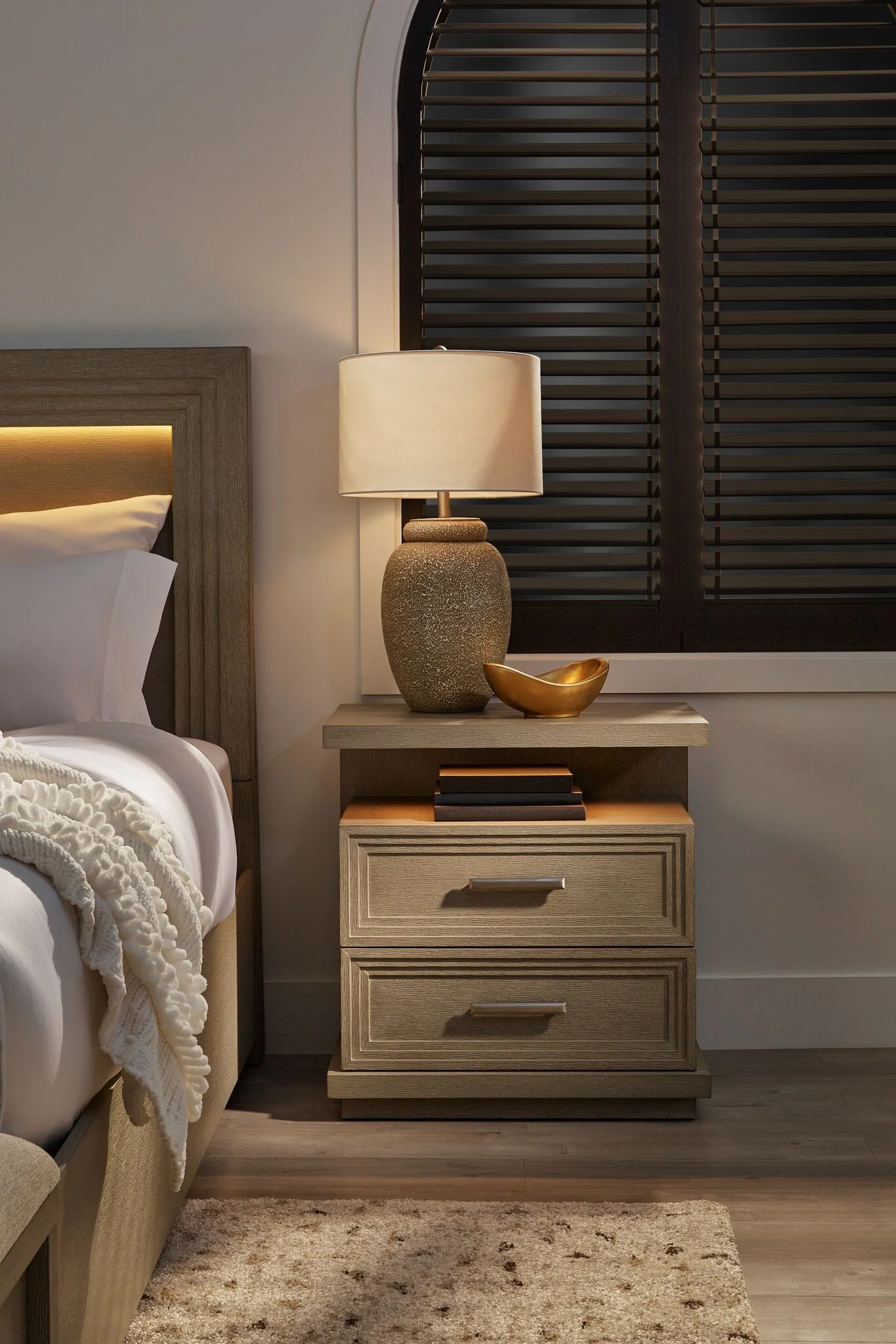 Fresh Perspective Cascade Night Table - Dovetail Grey - Image 2