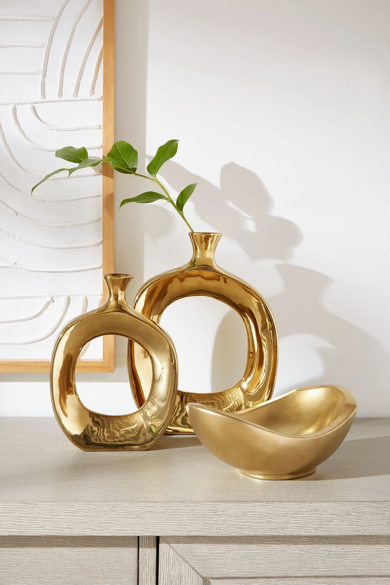 Fresh Perspective Matte Gold Bowl - Image 2