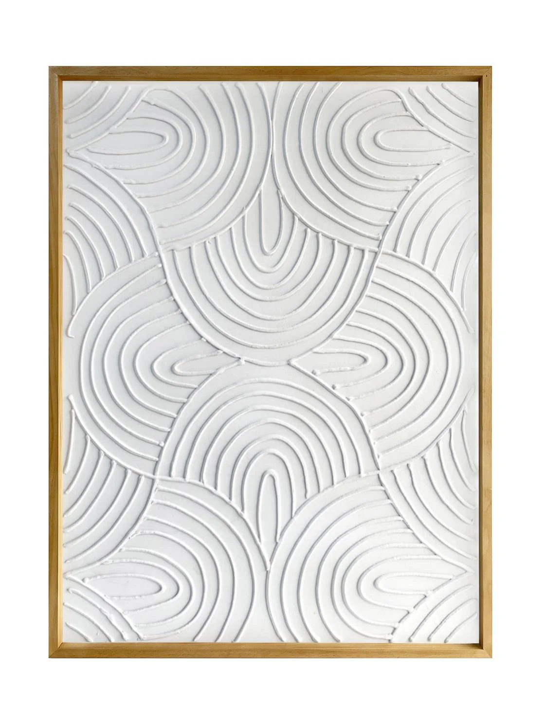 Fresh Perspective Textured Art - Light Brown/White - Image 4
