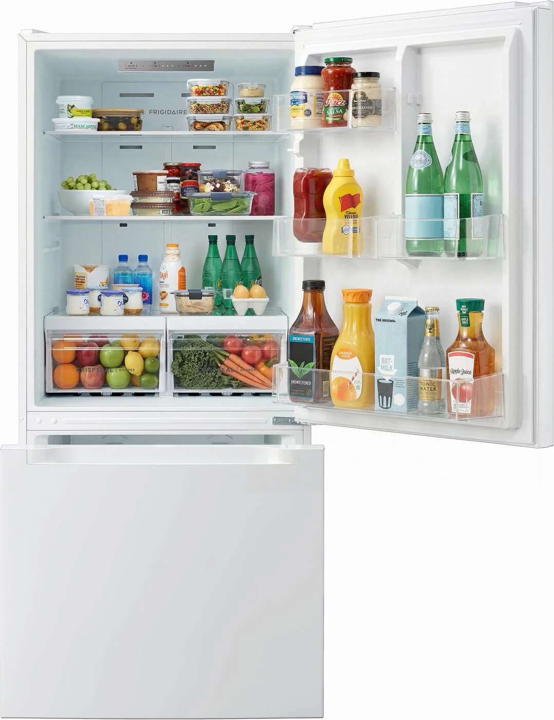 Frigidaire 30" 18.7 Cu. Ft. White Standard-Depth Bottom Freezer Refrigerator - FRBE1925AW - Image 4