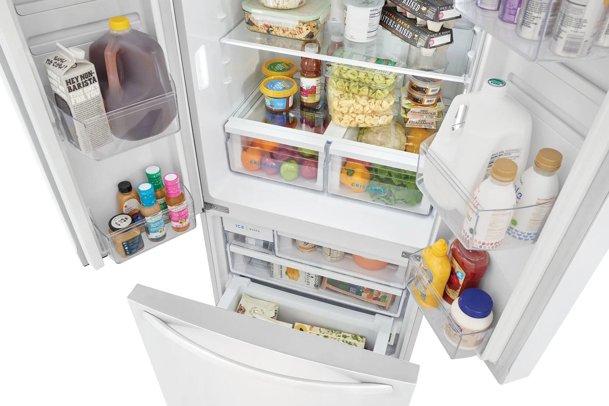 Frigidaire 31.3" (17.6 Cu. Ft.) White Counter-Depth French Door Refrigerator - FRFG1723AW - Image 7