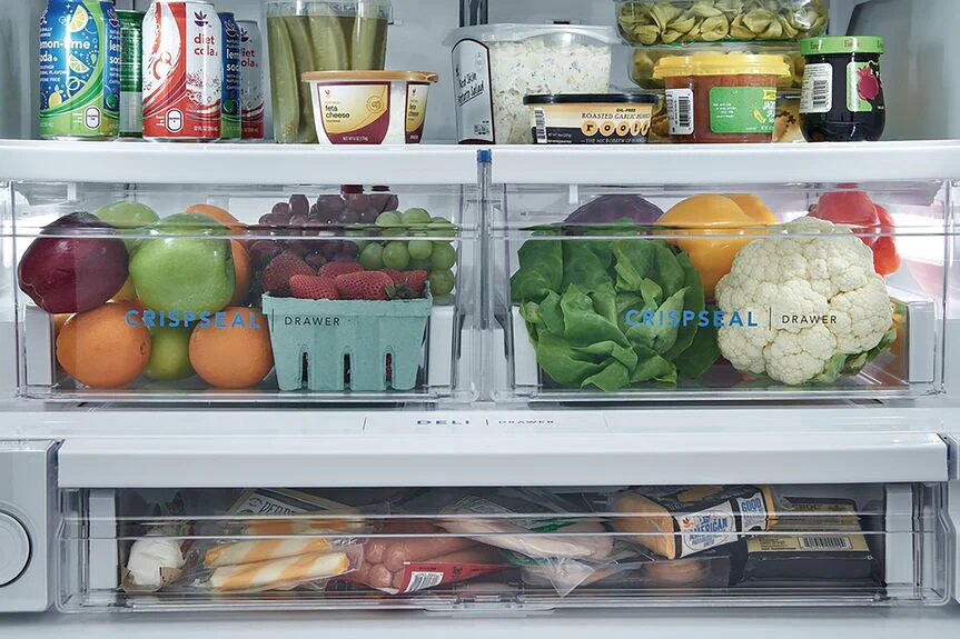 Frigidaire 36" 27.8 Cu. Ft. Black Stainless Steel French Door Refrigerator - FRFS2823AD - Image 5