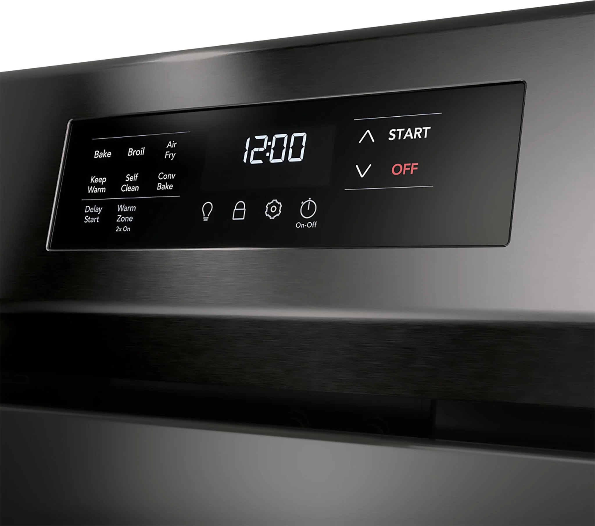 Frigidaire Black Stainless Steel Electric Freestanding Range with Air Fry (5.3 Cu. Ft.) - FCRE308CAD - Image 4