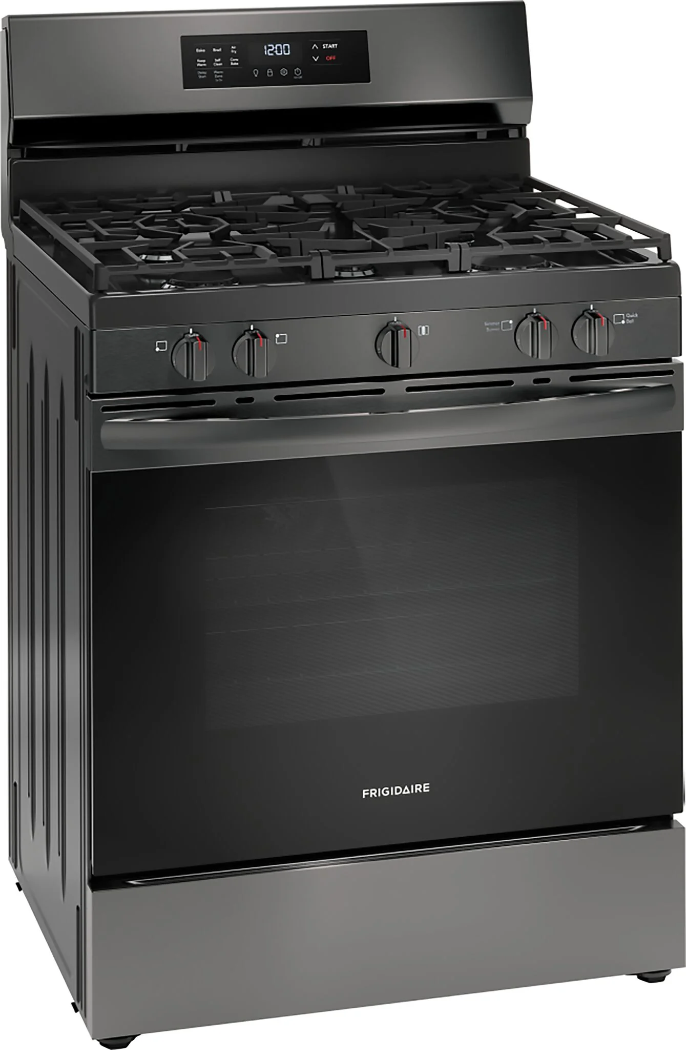 Frigidaire Black Stainless Steel Gas Freestanding Range with Air Fry (5.1 Cu. Ft.) - FCRG3083AD - Image 6