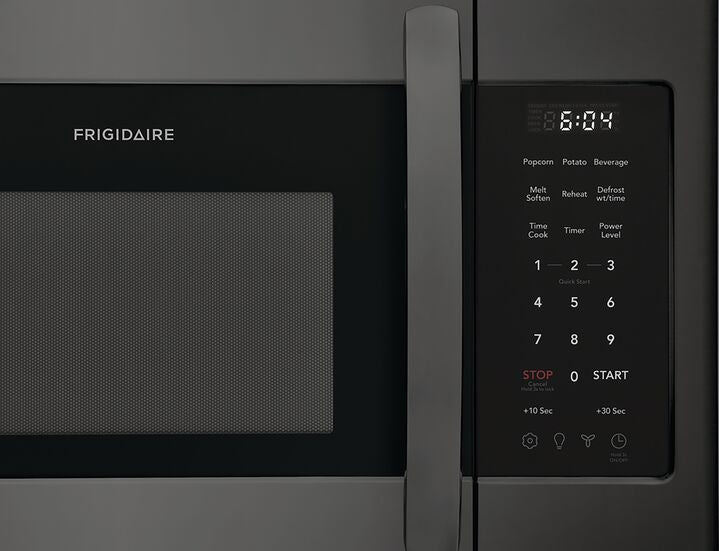 Frigidaire Black Stainless Steel Over-The-Range Microwave (1.8 Cu.Ft.) - FMOS1846BD - Image 4