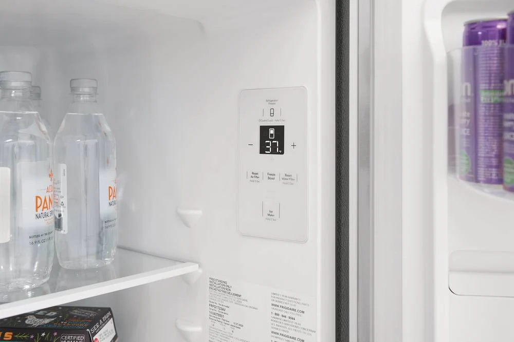 Frigidaire 31.5" 17.6 Cu. Ft. Brushed Stainless Steel French Door Refrigerator - FRFG1723AV - Image 7