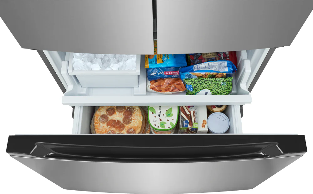 Frigidaire 35.3" 19.9 Cu. Ft. Fingerprint Resistant Stainless Steel Look Counter-Depth French Door Refrigerator - FRFG2011AV - Image 6