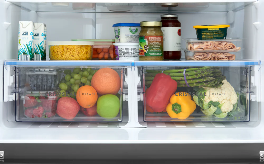 Frigidaire 35.3" 19.9 Cu. Ft. Fingerprint Resistant Stainless Steel Look Counter-Depth French Door Refrigerator - FRFG2011AV - Image 7