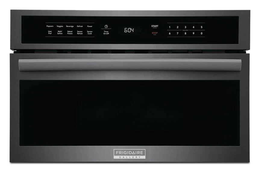 Frigidaire Gallery Black Stainless Steel 30" Built-In Microwave Oven with Drop-Down Door (1.6 Cu. Ft.) - GMBD3068AD - Image 2