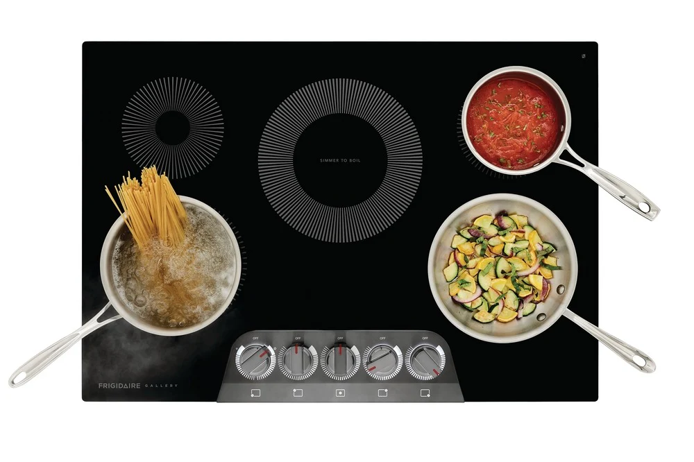 Frigidaire Gallery Black Stainless Steel 30" Electric Cooktop - GCCE3070AD - Image 3