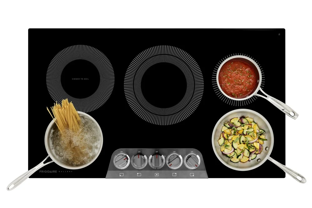 Frigidaire Gallery Black Stainless Steel 36" Electric Cooktop - GCCE3670AD - Image 3