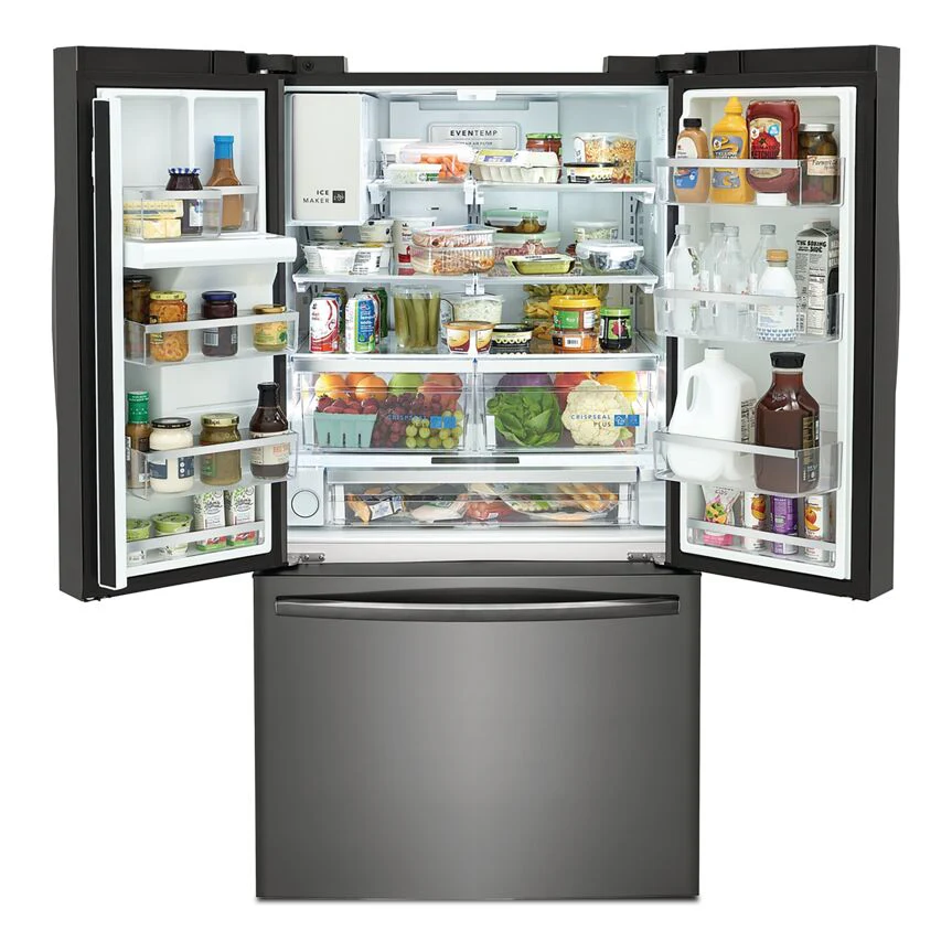 Frigidaire Gallery 36" 27.8 Cu. Ft. Black Stainless Steel French Door Refrigerator - GRFS2853AD - Image 4