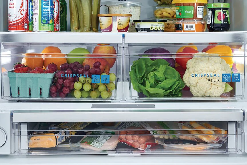 Frigidaire Gallery 36" 27.8 Cu. Ft. Black Stainless Steel French Door Refrigerator - GRFS2853AD - Image 6