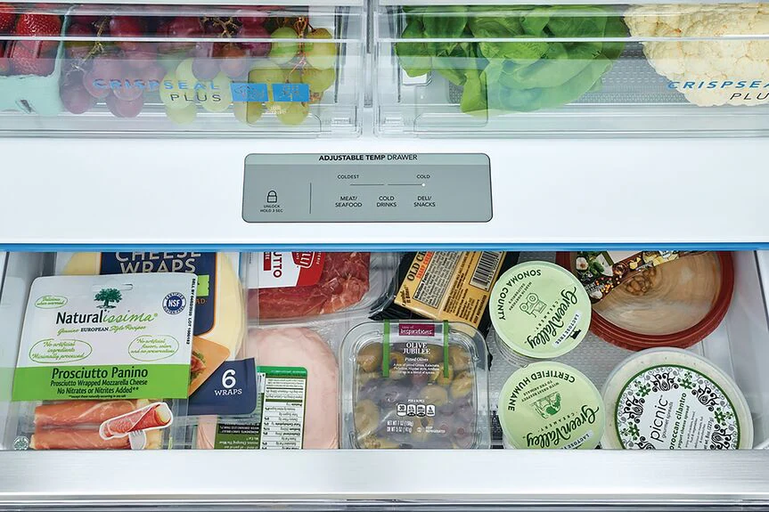 Frigidaire Gallery 36" 27.8 Cu. Ft. Black Stainless Steel French Door Refrigerator - GRFS2853AD - Image 7