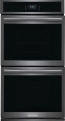 Frigidaire Gallery Smudge-Proof Black Stainless Steel 27" Double Wall Oven with Total Convection and Air Fry (7.6 Cu.Ft.) - GCWD2767AD - Image 2
